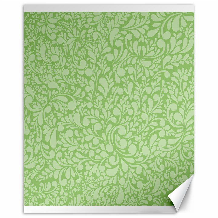 Green pattern Canvas 16  x 20  