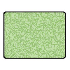 Green Pattern Fleece Blanket (small) by Valentinaart