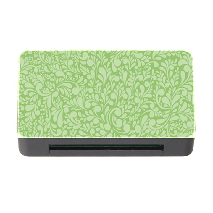 Green pattern Memory Card Reader with CF