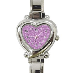 Pattern Heart Italian Charm Watch by Valentinaart