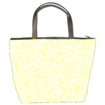 Yellow pattern Bucket Bags Back