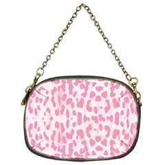 Leopard Pink Pattern Chain Purses (two Sides)  by Valentinaart