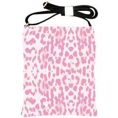 Leopard Pink Pattern Shoulder Sling Bags by Valentinaart