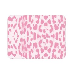 Leopard Pink Pattern Double Sided Flano Blanket (mini)  by Valentinaart