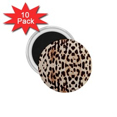 Leopard pattern 1.75  Magnets (10 pack) 