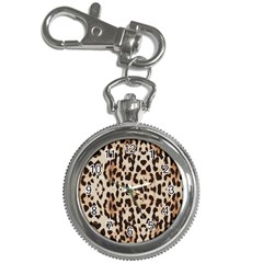 Leopard pattern Key Chain Watches