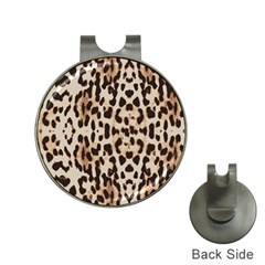 Leopard pattern Hat Clips with Golf Markers