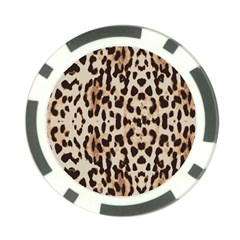 Leopard pattern Poker Chip Card Guard