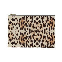 Leopard pattern Cosmetic Bag (Large) 