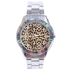 Leopard pattern Stainless Steel Analogue Watch
