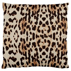 Leopard pattern Standard Flano Cushion Case (Two Sides)