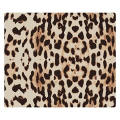 Leopard pattern Double Sided Flano Blanket (Small) 