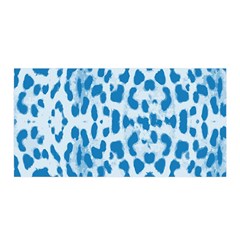 Blue Leopard Pattern Satin Wrap by Valentinaart