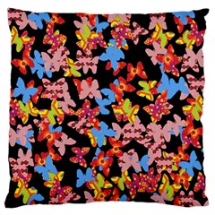 Butterflies Standard Flano Cushion Case (one Side)