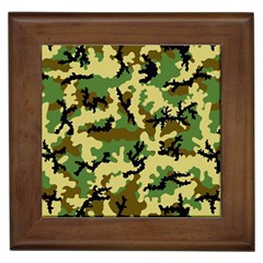 Camo Woodland Framed Tiles