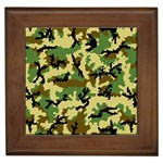 Camo Woodland Framed Tiles Front