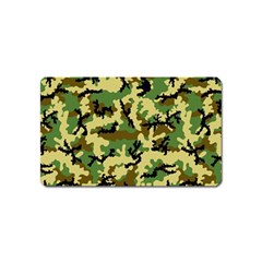 Camo Woodland Magnet (name Card) by sifis