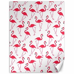 Flamingo pattern Canvas 12  x 16  