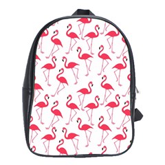 Flamingo pattern School Bags(Large) 
