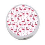 Flamingo pattern 4-Port USB Hub (One Side) Front