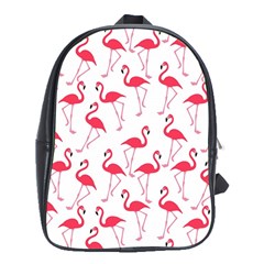 Flamingo pattern School Bags (XL) 