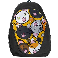 Cats Pattern Backpack Bag by Valentinaart