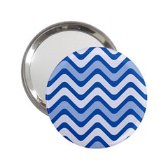 Waves Wavy Lines Pattern Design 2 25  Handbag Mirrors by Amaryn4rt