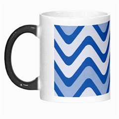 Waves Wavy Lines Pattern Design Morph Mugs by Amaryn4rt
