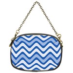 Waves Wavy Lines Pattern Design Chain Purses (One Side)  Front