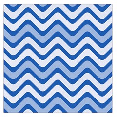 Waves Wavy Lines Pattern Design Large Satin Scarf (square) by Amaryn4rt