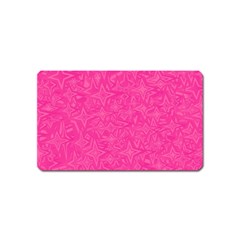 Geometric Pattern Wallpaper Pink Magnet (name Card) by Amaryn4rt