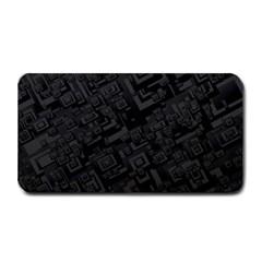 Black Rectangle Wallpaper Grey Medium Bar Mats