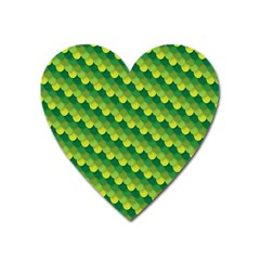 Dragon Scale Scales Pattern Heart Magnet by Amaryn4rt