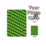 Dragon Scale Scales Pattern Playing Cards 54 (Mini)  Front - SpadeQ