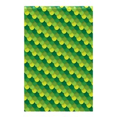 Dragon Scale Scales Pattern Shower Curtain 48  X 72  (small)  by Amaryn4rt