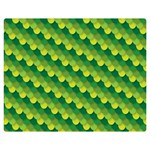 Dragon Scale Scales Pattern Double Sided Flano Blanket (Medium)  60 x50  Blanket Back