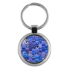 Background Texture Pattern Colorful Key Chains (round)  by Amaryn4rt