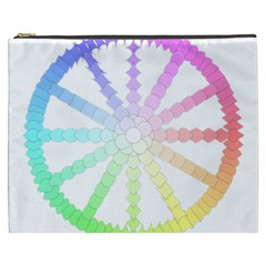 Polygon Evolution Wheel Geometry Cosmetic Bag (xxxl)  by Amaryn4rt