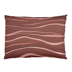 Lines Swinging Texture Background Pillow Case (two Sides) by Amaryn4rt