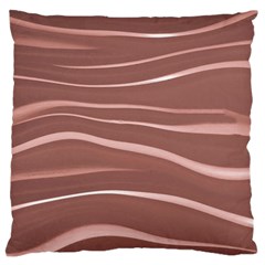 Lines Swinging Texture Background Standard Flano Cushion Case (one Side) by Amaryn4rt