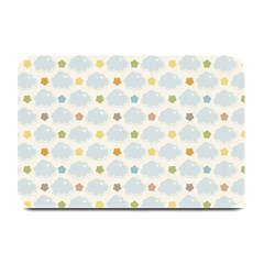 Baby Cloudy Star Cloud Rainbow Blue Sky Plate Mats