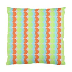 Circles Orange Blue Green Yellow Standard Cushion Case (one Side)