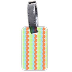 Circles Orange Blue Green Yellow Luggage Tags (two Sides) by Alisyart