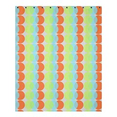 Circles Orange Blue Green Yellow Shower Curtain 60  X 72  (medium) 