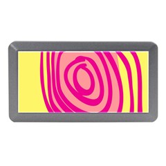 Doodle Shapes Large Line Circle Pink Red Yellow Memory Card Reader (mini)