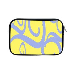 Doodle Shapes Large Waves Grey Yellow Chevron Apple Ipad Mini Zipper Cases by Alisyart