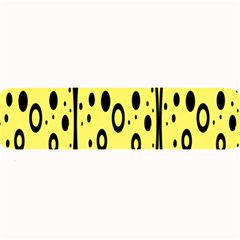 Easter Egg Shapes Large Wave Black Yellow Circle Dalmation Large Bar Mats