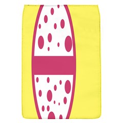 Easter Egg Shapes Large Wave Pink Yellow Circle Dalmation Flap Covers (s) 