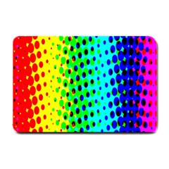 Comic Strip Dots Circle Rainbow Small Doormat 