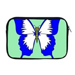 Draw Butterfly Green Blue White Fly Animals Apple MacBook Pro 17  Zipper Case Front
